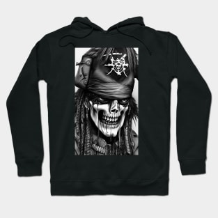 Wickedly Cool Pirate Skull Hoodie